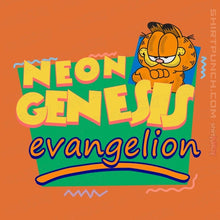 Load image into Gallery viewer, Shirts Magnets / 3&quot;x3&quot; / Orange Neon Garfield Evangelion Orange
