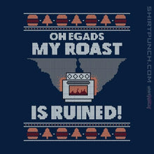 Load image into Gallery viewer, Shirts Magnets / 3&quot;x3&quot; / Navy Roast Is Ruined
