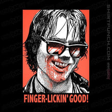 Load image into Gallery viewer, Shirts Magnets / 3&quot;x3&quot; / Black Finger Lickin&#39; Good
