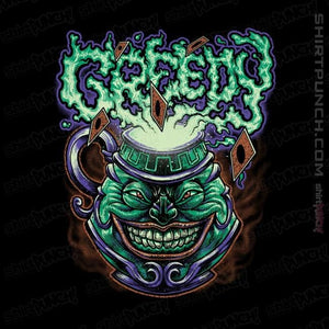 Secret_Shirts Magnets / 3"x3" / Black Pot Of Greed Card