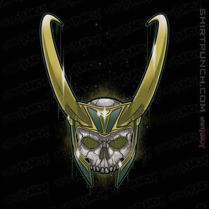 Shirts Magnets / 3"x3" / Black Loki Skull