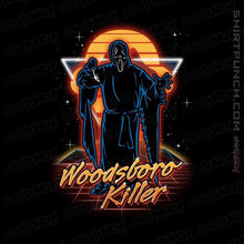 Load image into Gallery viewer, Shirts Magnets / 3&quot;x3&quot; / Black Retro Woodsboro Killer
