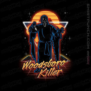 Shirts Magnets / 3"x3" / Black Retro Woodsboro Killer