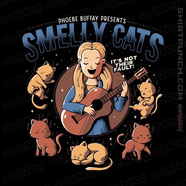 Shirts Magnets / 3"x3" / Black Smelly Cats