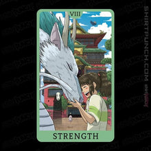Load image into Gallery viewer, Daily_Deal_Shirts Magnets / 3&quot;x3&quot; / Black Tarot Ghibli Strength
