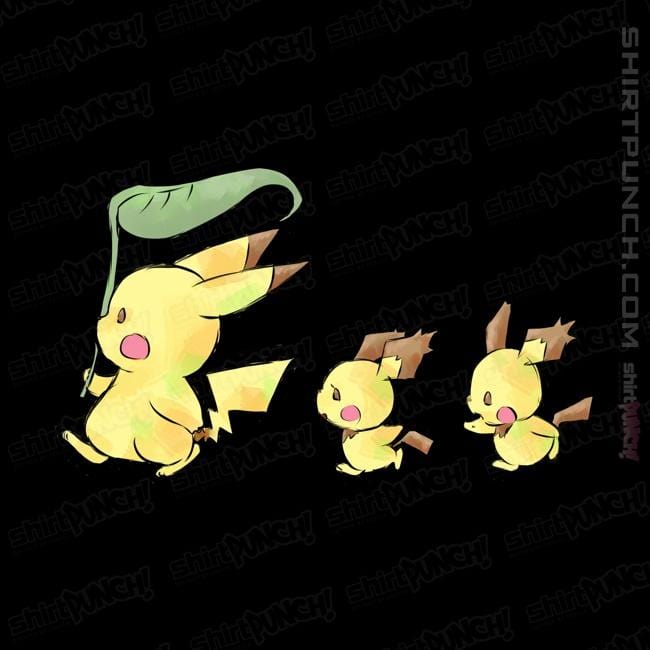 Shirts Magnets / 3"x3" / Black Pika Pika