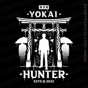 Shirts Magnets / 3"x3" / Black Fighting Yokai in Tokyo