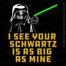 Load image into Gallery viewer, Daily_Deal_Shirts Magnets / 3&quot;x3&quot; / Black I See Your Schwartz
