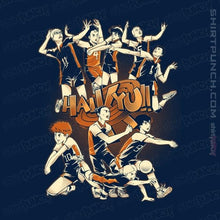 Load image into Gallery viewer, Shirts Magnets / 3&quot;x3&quot; / Navy Haikyu Jam
