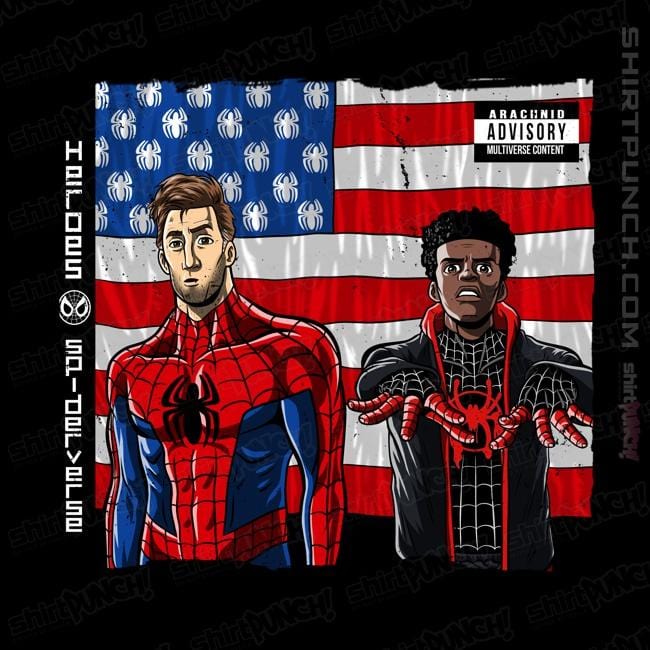 Shirts Magnets / 3"x3" / Black Spider-Verse