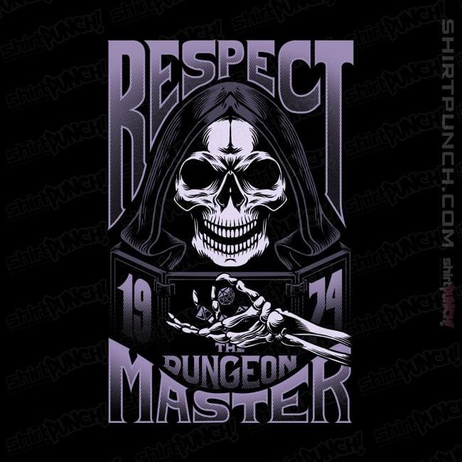 Secret_Shirts Magnets / 3"x3" / Black Respect The DM