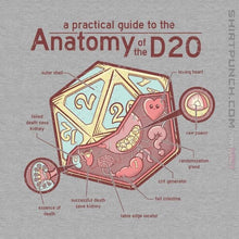 Load image into Gallery viewer, Shirts Magnets / 3&quot;x3&quot; / Sports Grey Anatomy Of The D20
