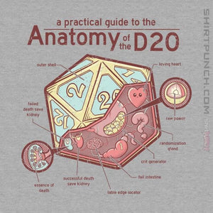 Shirts Magnets / 3"x3" / Sports Grey Anatomy Of The D20