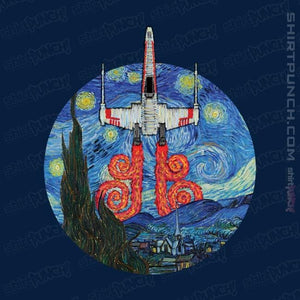 Shirts Magnets / 3"x3" / Navy Starry Fighter