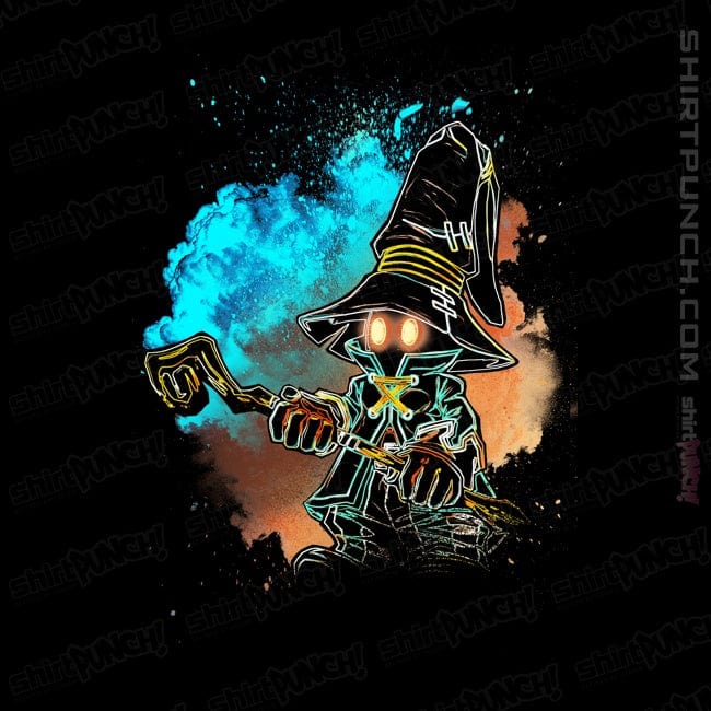 Daily_Deal_Shirts Magnets / 3"x3" / Black Soul Of The Black Mage