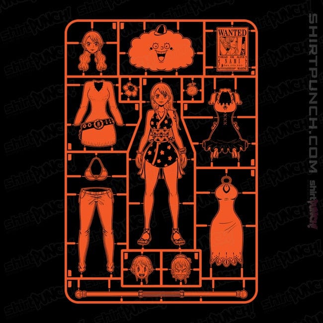 Daily_Deal_Shirts Magnets / 3"x3" / Black Nami Model Sprue