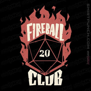 Daily_Deal_Shirts Magnets / 3"x3" / Black Fireball club