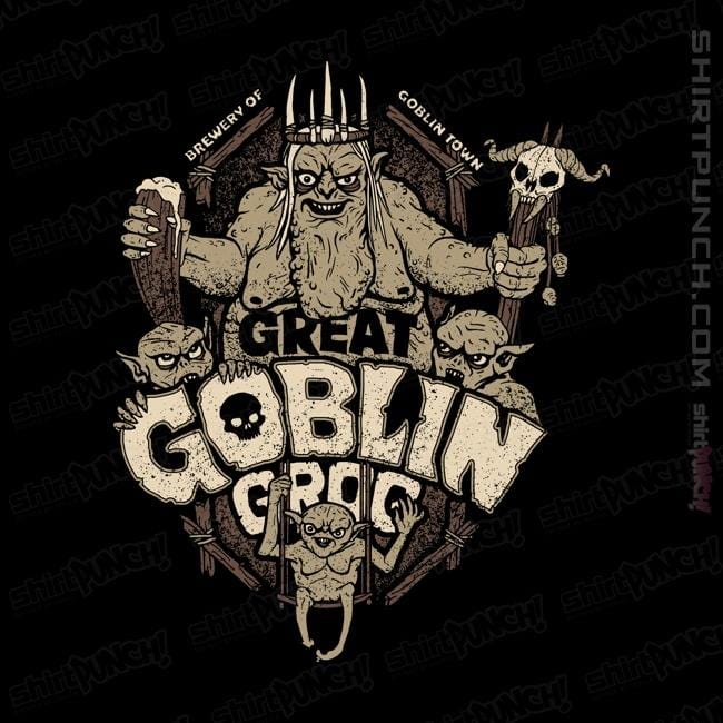 Shirts Magnets / 3"x3" / Black Great Goblin Grog