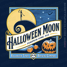 Load image into Gallery viewer, Shirts Magnets / 3&quot;x3&quot; / Navy Halloween Moon
