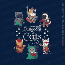 Load image into Gallery viewer, Secret_Shirts Magnets / 3&quot;x3&quot; / Navy Dungeon Cats 2nd Edition
