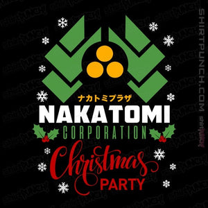 Daily_Deal_Shirts Magnets / 3"x3" / Black Nakatomi Christmas