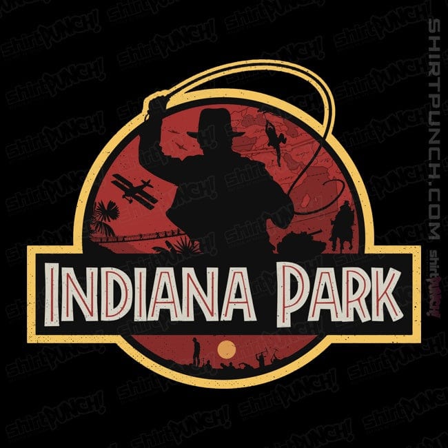 Secret_Shirts Magnets / 3"x3" / Black Indiana Park