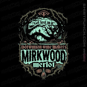 Shirts Magnets / 3"x3" / Black Mirkwood Merlot