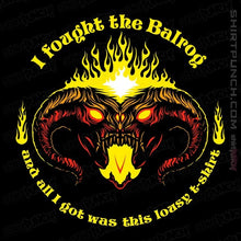 Load image into Gallery viewer, Secret_Shirts Magnets / 3&quot;x3&quot; / Black I Fought The Balrog
