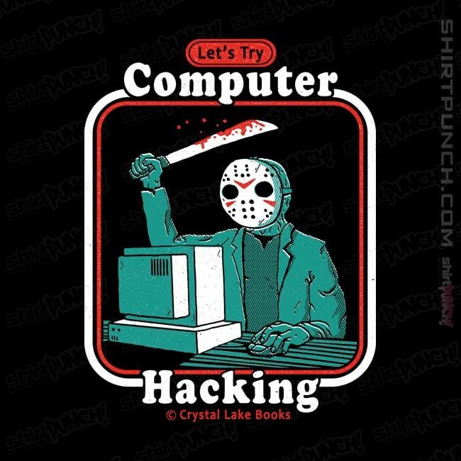 Shirts Magnets / 3"x3" / Black Hacking For Beginners