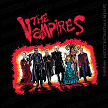 Load image into Gallery viewer, Shirts Magnets / 3&quot;x3&quot; / Black The Vampires
