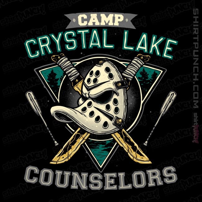 Daily_Deal_Shirts Magnets / 3"x3" / Black Camp Counselors