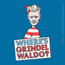Load image into Gallery viewer, Secret_Shirts Magnets / 3&quot;x3&quot; / Sapphire Wheres Grindelwaldo
