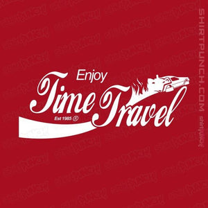 Shirts Magnets / 3"x3" / Red Enjoy Time Travel