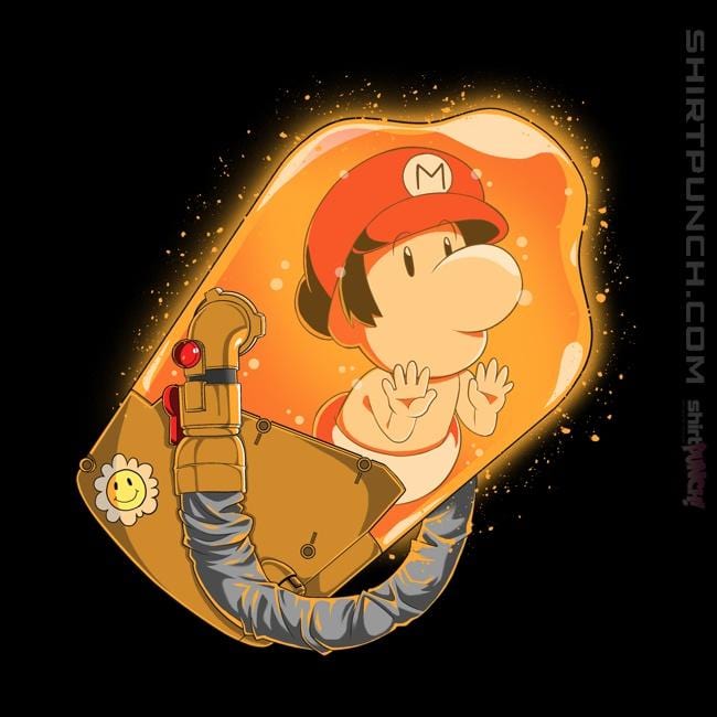 Shirts Magnets / 3"x3" / Black Mario Stranding