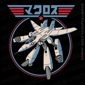 Daily_Deal_Shirts Magnets / 3"x3" / Black VF-1 Maverick