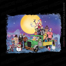 Load image into Gallery viewer, Daily_Deal_Shirts Magnets / 3&quot;x3&quot; / Black Driving Home For Christmas!
