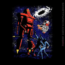 Load image into Gallery viewer, Shirts Magnets / 3&quot;x3&quot; / Black Killer Space Robot
