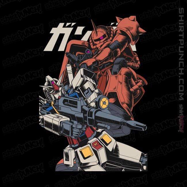Shirts Magnets / 3"x3" / Black Zaku VS RX 78-2