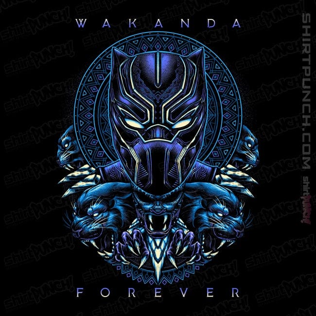 Daily_Deal_Shirts Magnets / 3"x3" / Black Wakanda Forever