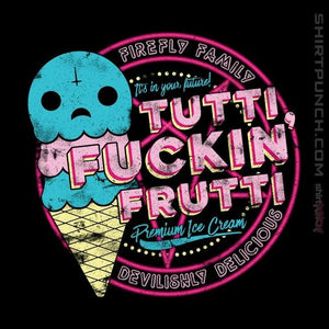 Shirts Magnets / 3"x3" / Black Tutti Frutti