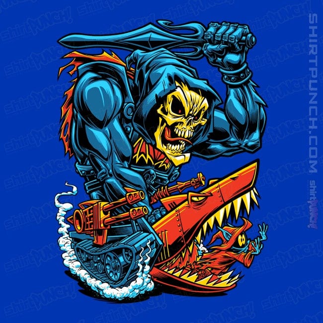 Daily_Deal_Shirts Magnets / 3"x3" / Royal Blue Landshark