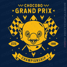 Load image into Gallery viewer, Shirts Magnets / 3&quot;x3&quot; / Navy Chocobo Grand Prix
