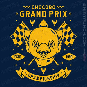 Shirts Magnets / 3"x3" / Navy Chocobo Grand Prix