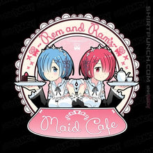 Load image into Gallery viewer, Shirts Magnets / 3&quot;x3&quot; / Black Maid Cafe
