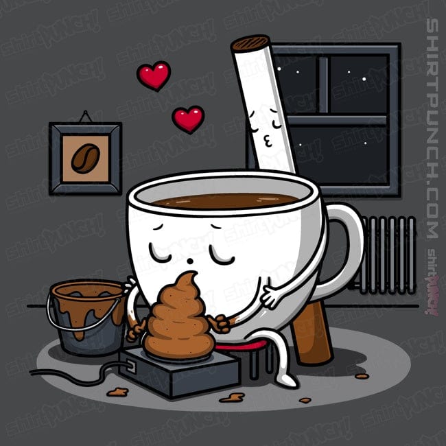 Secret_Shirts Magnets / 3"x3" / Charcoal Coffee And Cigarette