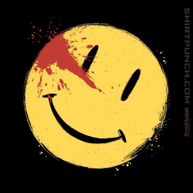 Shirts Magnets / 3"x3" / Black Bloody Smile