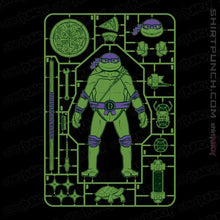Load image into Gallery viewer, Daily_Deal_Shirts Magnets / 3&quot;x3&quot; / Black Donatello Model Sprue
