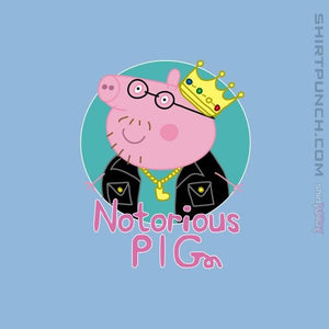 Shirts Magnets / 3"x3" / Powder Blue Notorious PIG