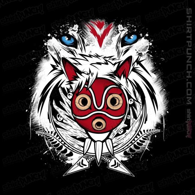 Shirts Magnets / 3"x3" / Black Forest Spirit Protector