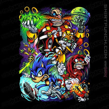 Load image into Gallery viewer, Last_Chance_Shirts Magnets / 3&quot;x3&quot; / Black Robotnik VS Sonic
